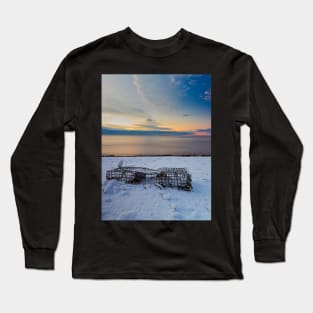 Ethereal Sunrise: Lobster Cage's Reverie V1 Long Sleeve T-Shirt